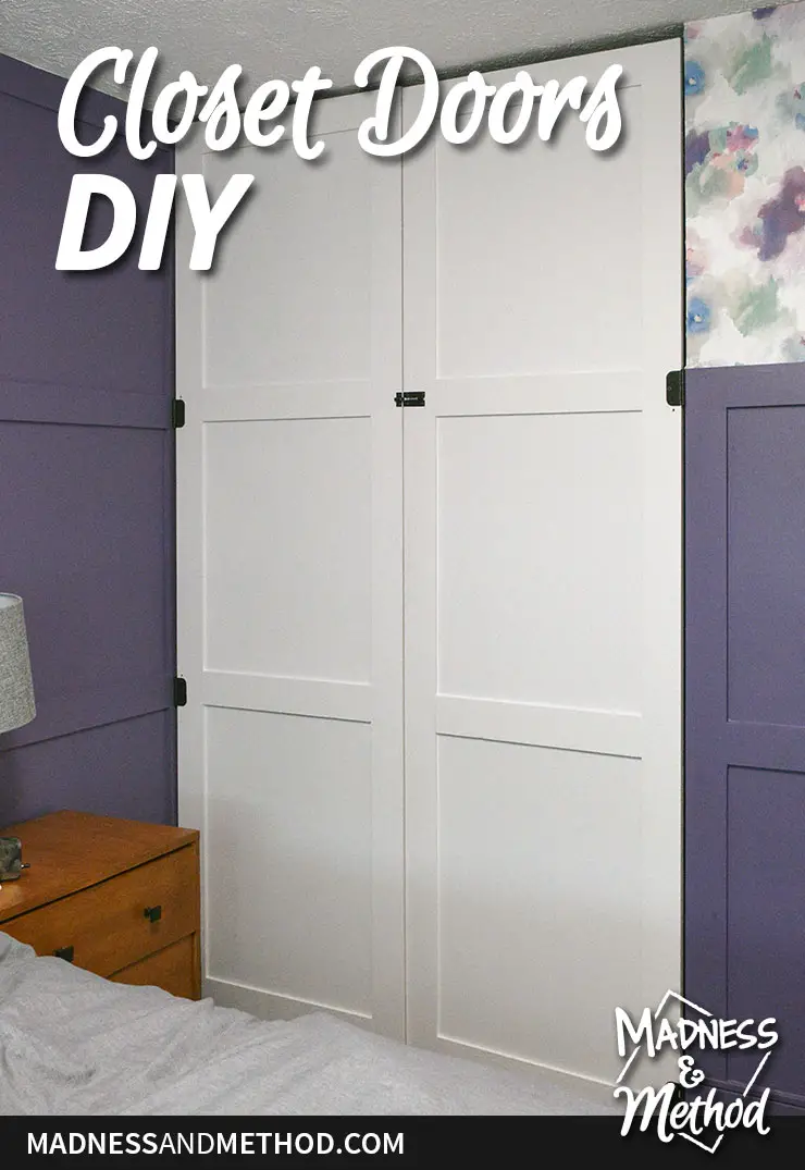 diy sliding closet door