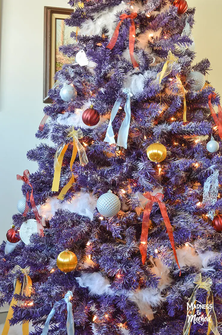 New Purple Christmas Tree Decor
