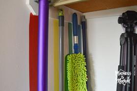 Broom Closet Organization