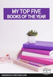 top five books of the year text