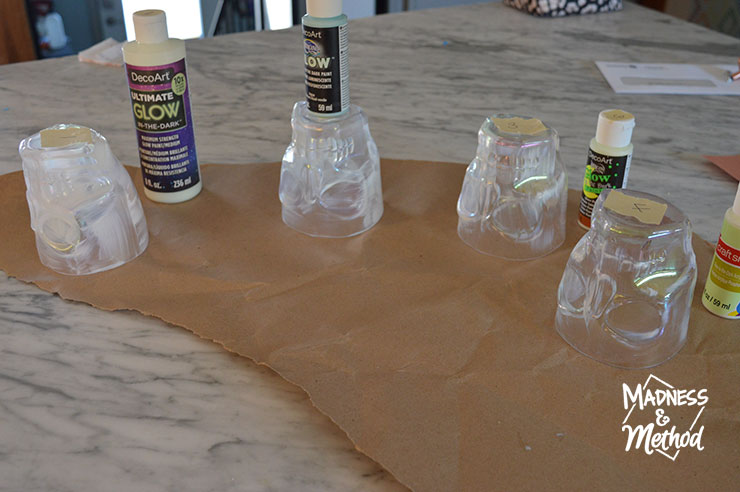 testing glow in the dark paint