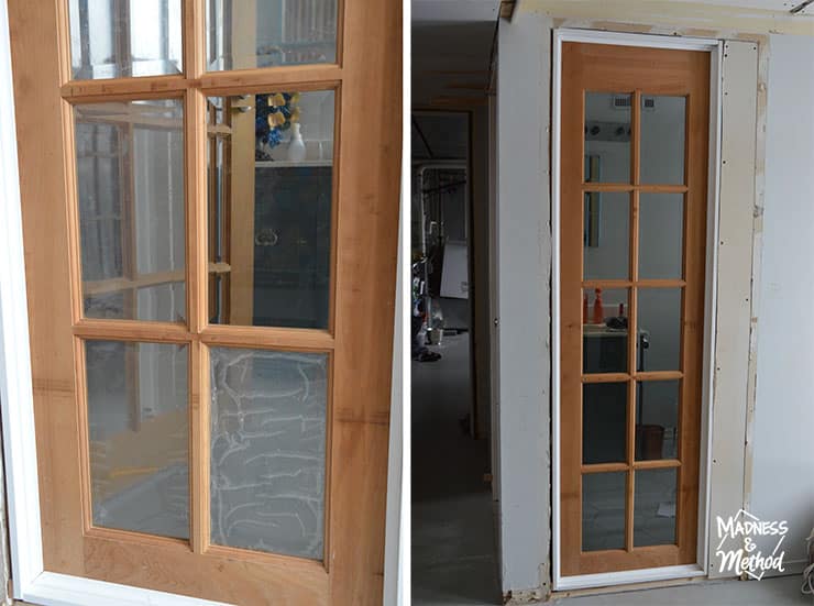 glass door without protection film