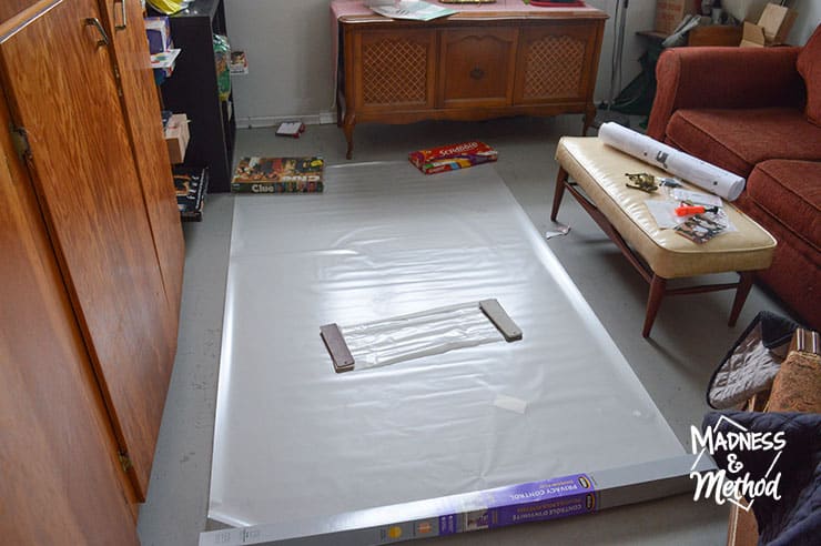 gila window film on ground