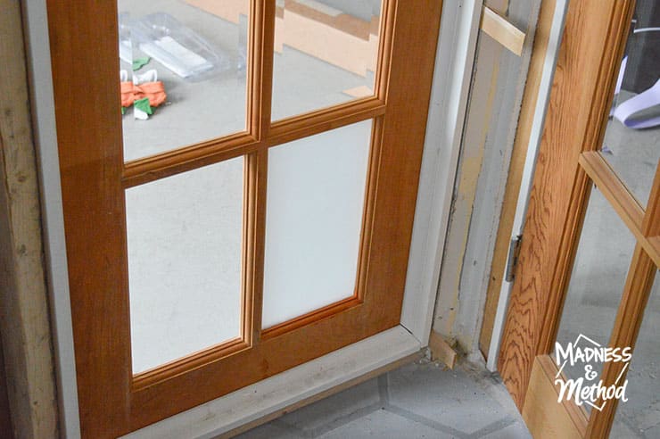 frosted window vs regular window