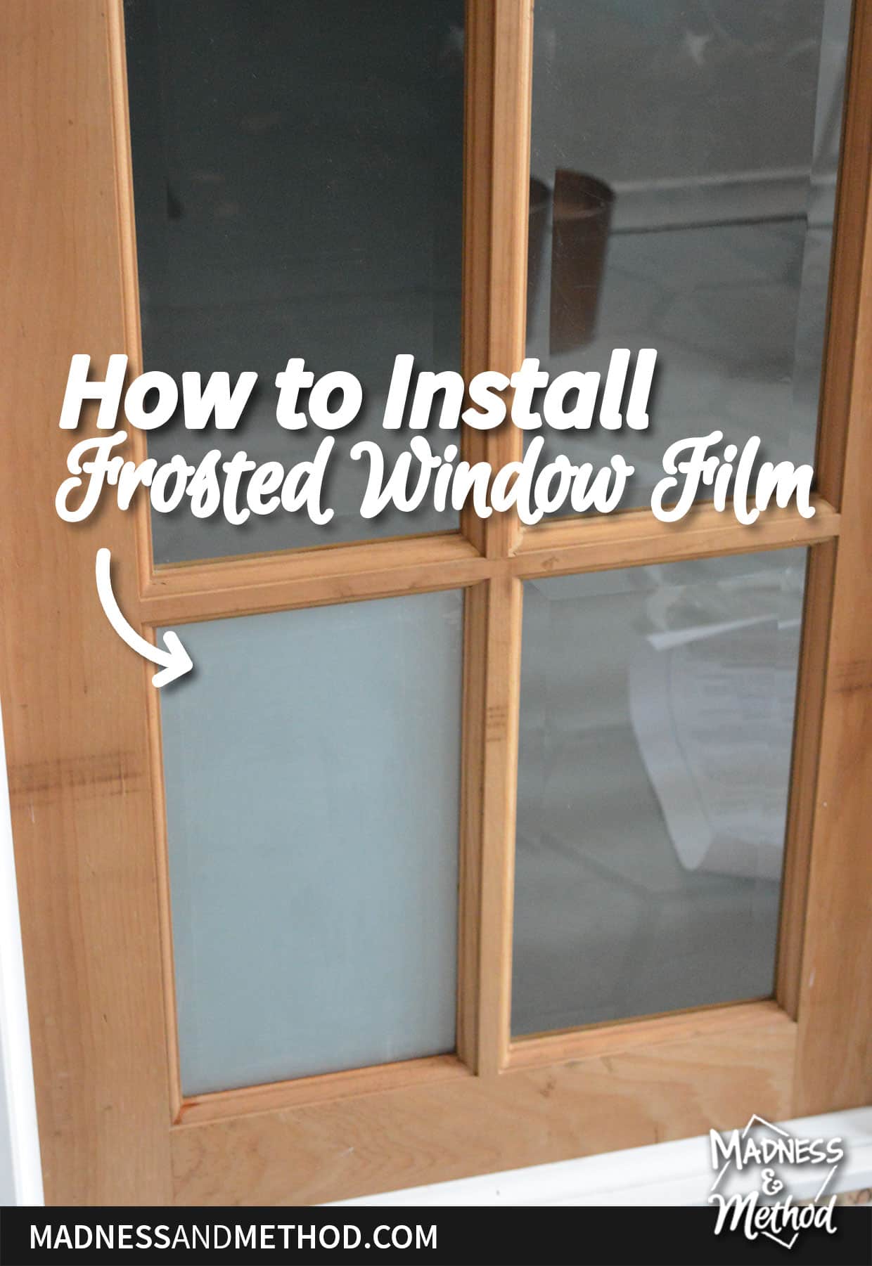 how to install frosted window film graphic