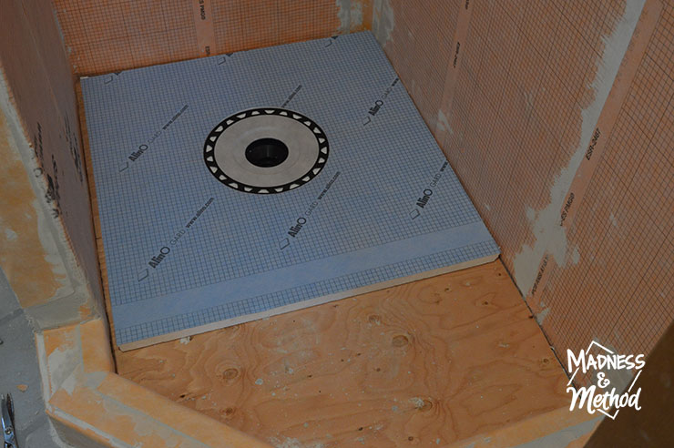 foam shower pan