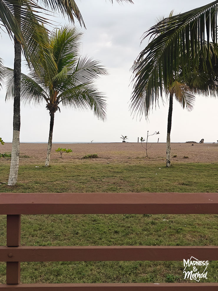 costa rica beach from hotel