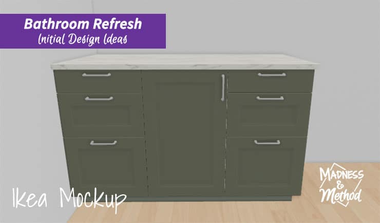 ikea cabinet render