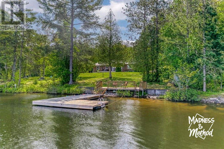 dock in water at camp